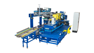 REFRIGERATOR TOP PANEL SHEET TRIM AND FULL AUTOMATIC TOX MACHINE