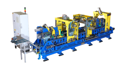 FULLY AUTOMATIC REFRIGERATOR CABINET PLASTICS TRIM MACHINE